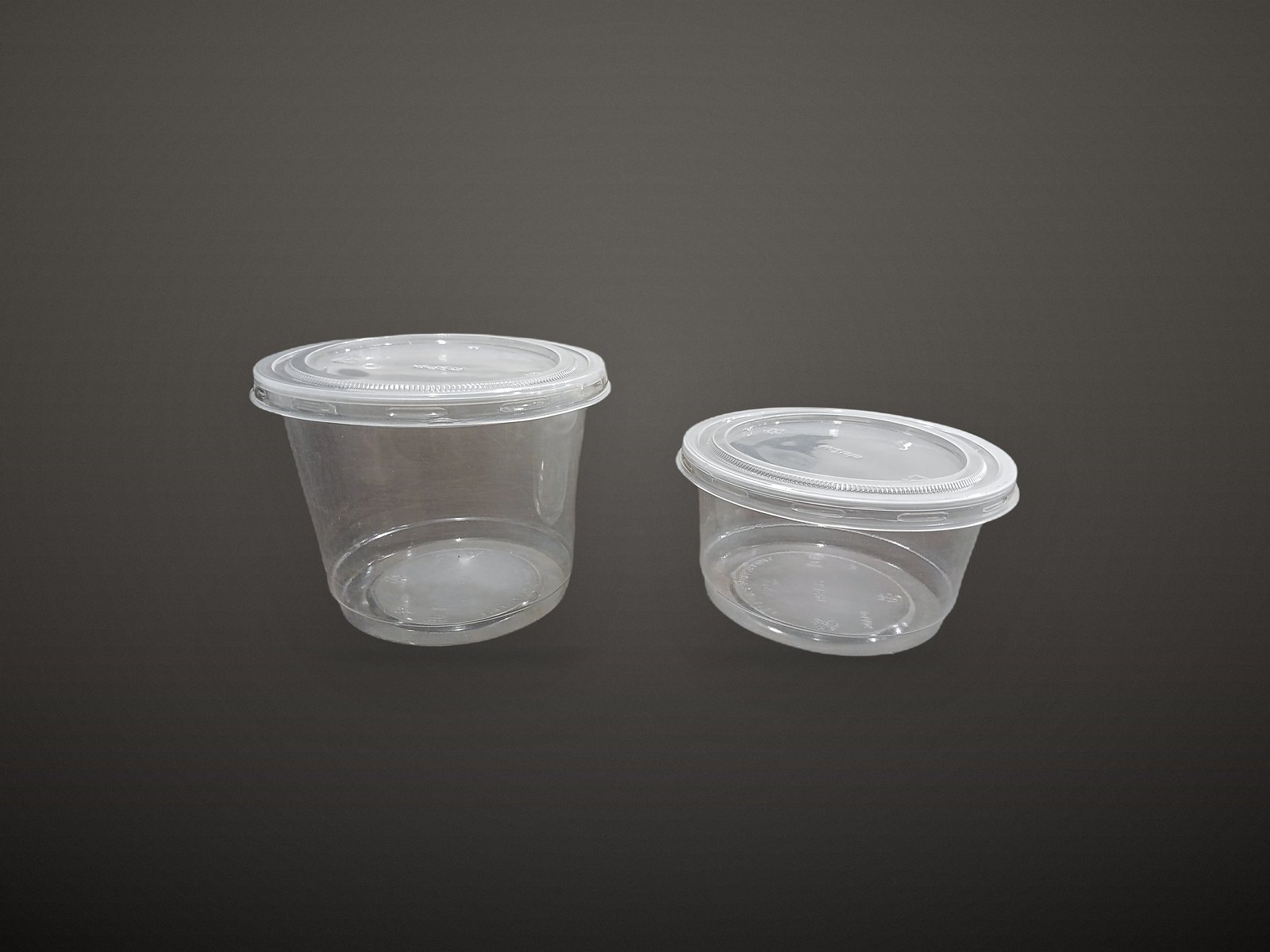 Clear food containers with lids