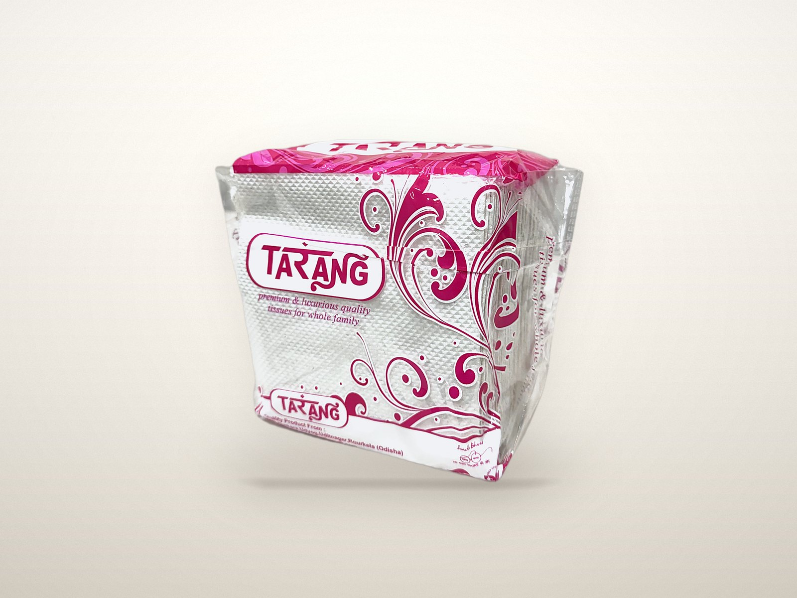 Tarang magenta paper napkin pack