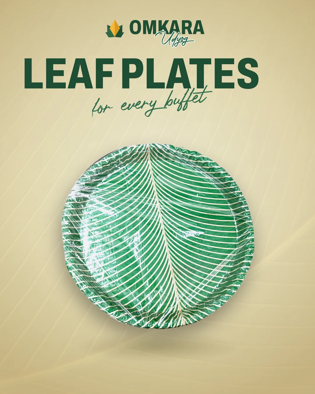 Leaf plates campaign poster